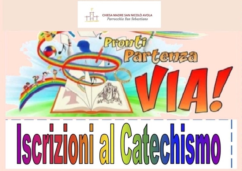 Il 24 settembre nella nostra Parrocchia ha inizio il nuovo anno catechistico 2023-24 con la messa delle ore 10,00 a conclusione della quale sarà possibile consegnare il modulo d'iscrizione debitamente compilato. Il progetto di Catechesi che lanciamo quest'anno è: 